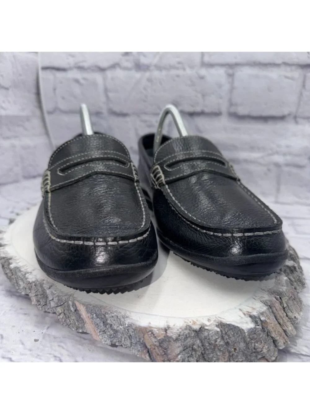 Footjoy Club Penny Loafer Men's 8 M Black Leather Casual Slip On Shoes 79047